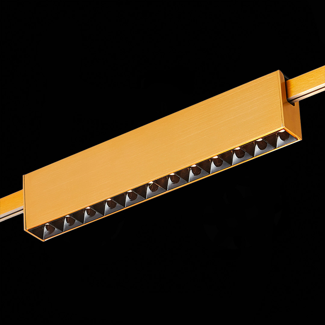 ST816.206.12 — ST816.206.12 Магнитный трековый светильник FARM Золотистый LED 1*12W 3000K 706Lm Ra90 40 IP20 L232xW