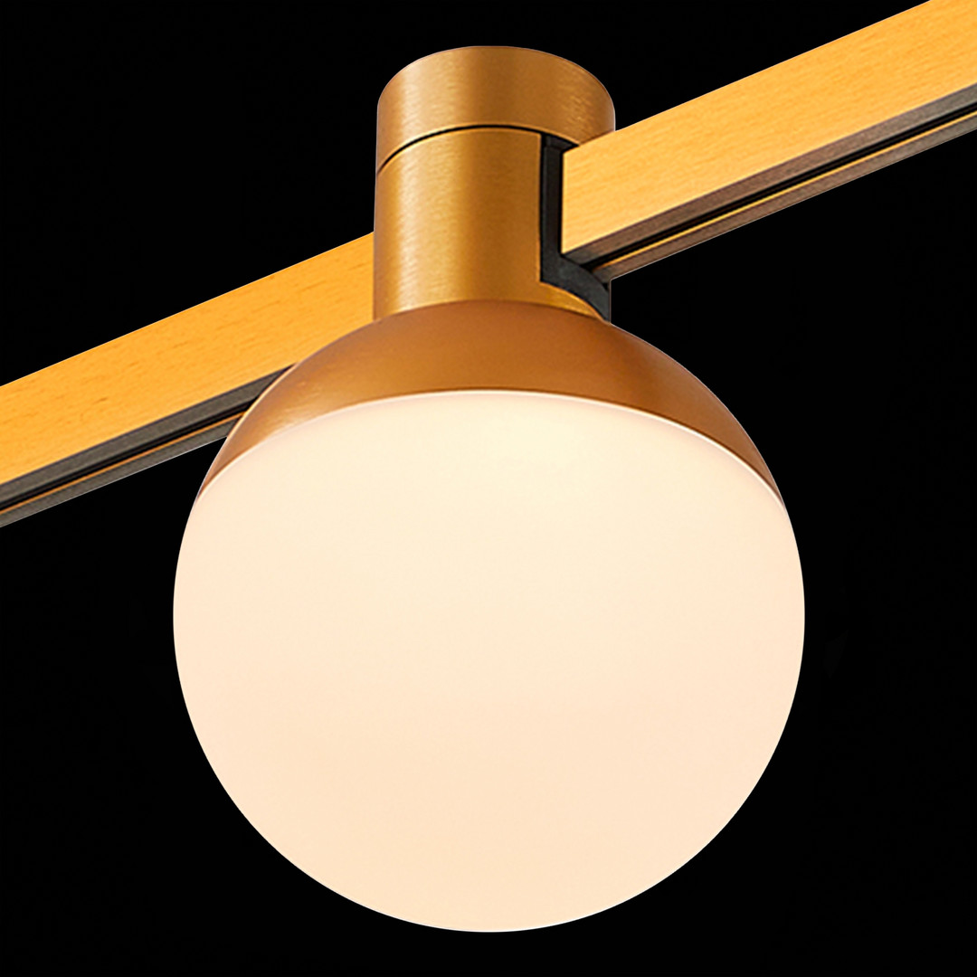 ST815.206.05 — ST815.206.05 Магнитный трековый светильник FARM Золотистый LED 1*5W 3000K 89Lm Ra90 120 IP20 D75xH10