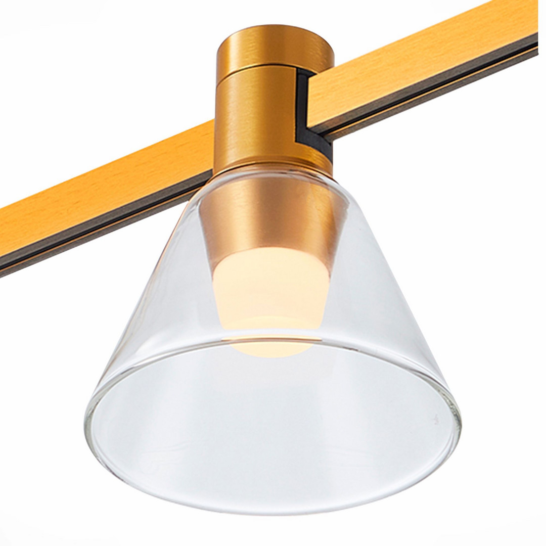 ST814.246.03 — ST814.246.03 Магнитный трековый светильник FARM Золотистый LED 1*3W 4000K 89Lm Ra90 120 IP20 D90xH1
